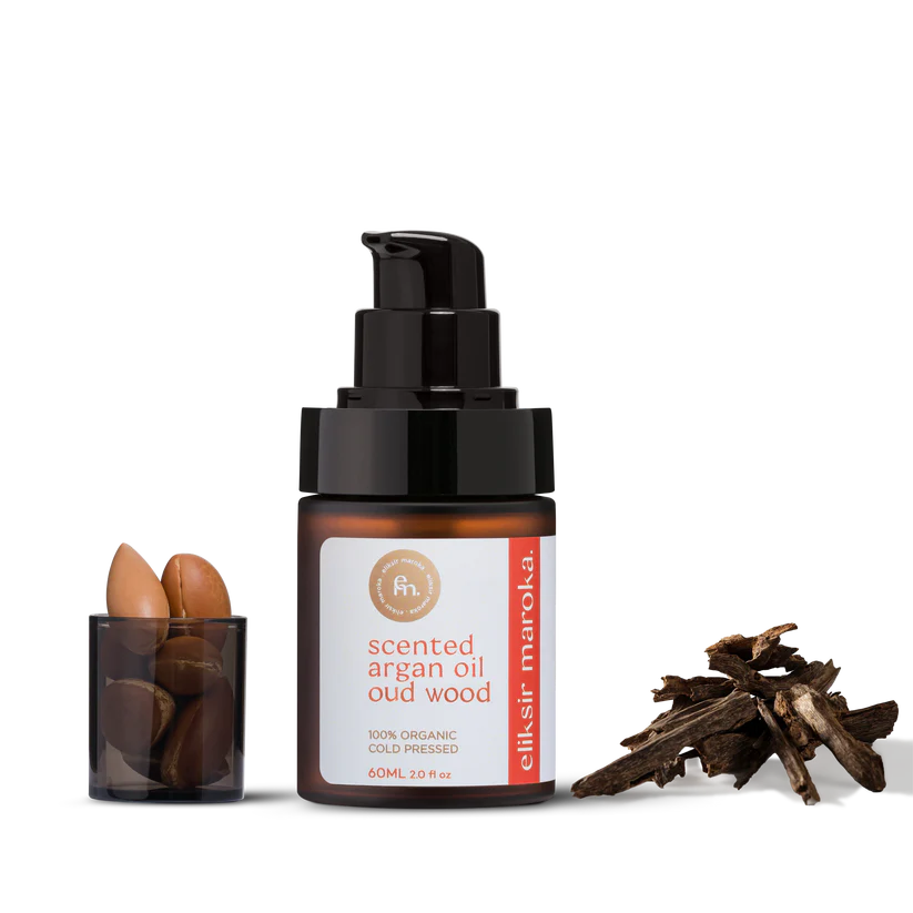 Olej Arganowy Zapachowy dla mężczyzn. Drewno Agarowe Oud ELIKSIR MAROKA